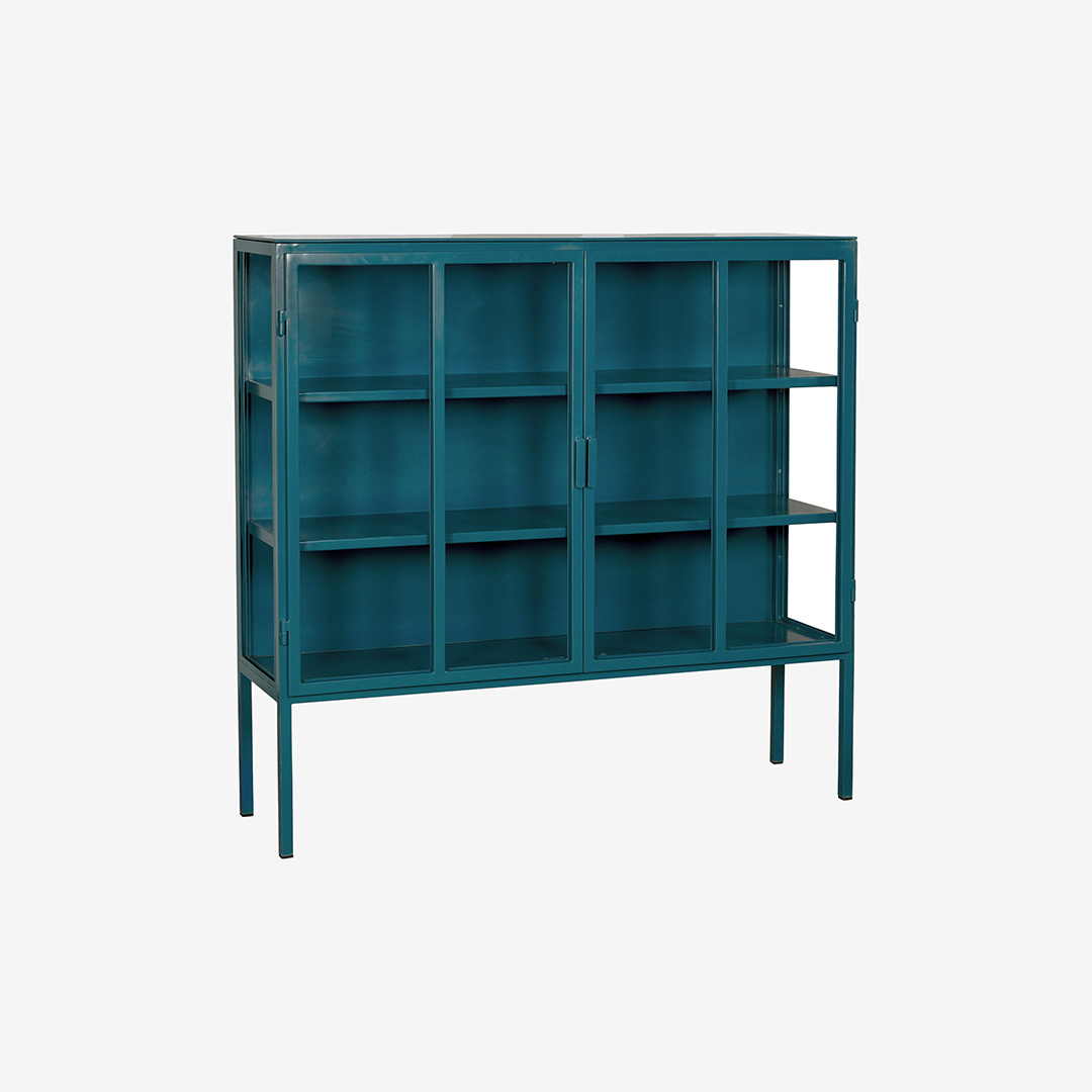Vitrinekast Kentucky Deep Blue