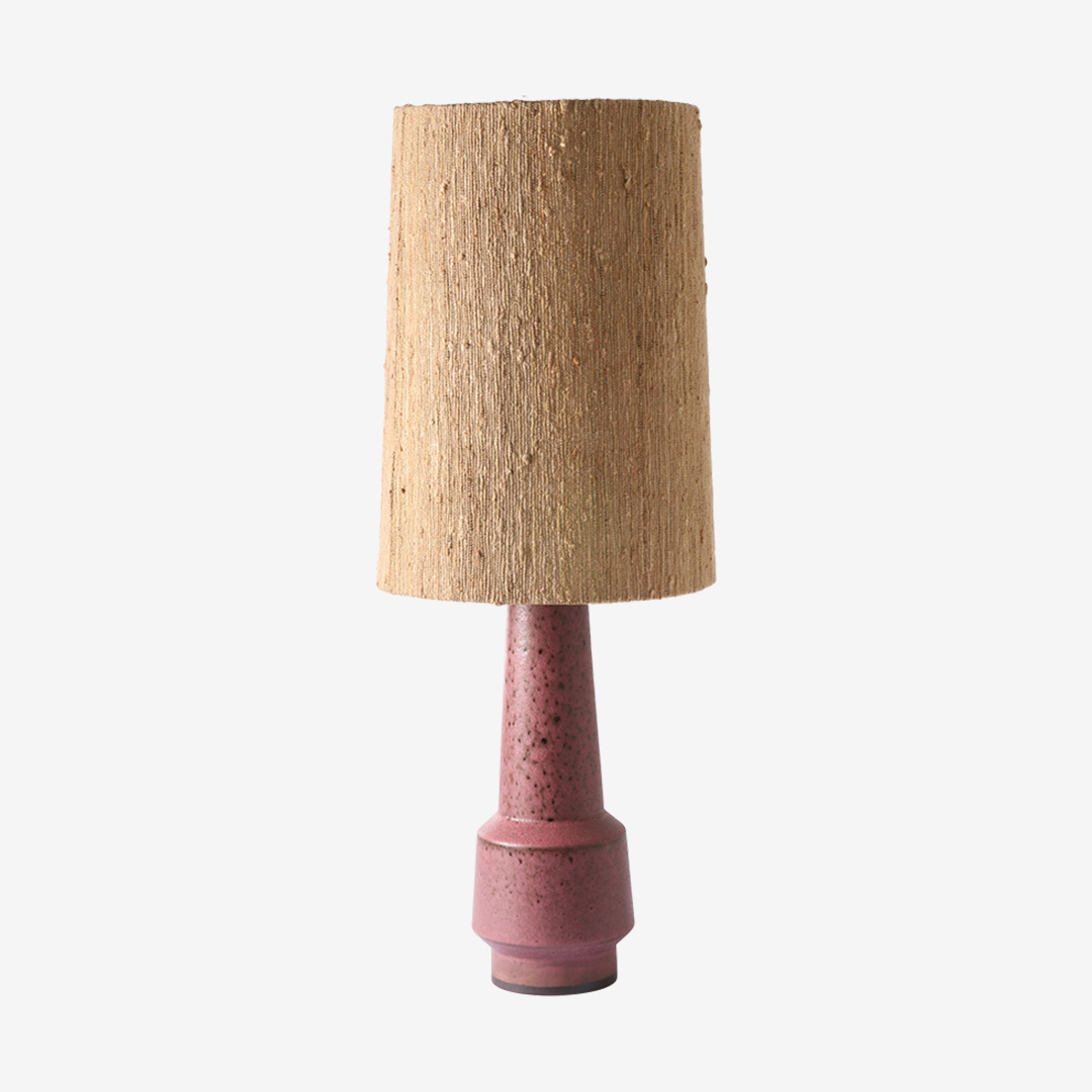 Lampenkap Cone Silk Brown 32cm